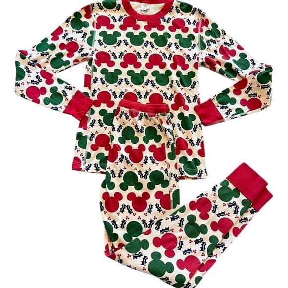 Hanna Anderson x Disney Mickey pajama set XS - Picture 1 of 7